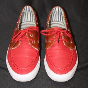 Misbehavior Red Deck Shoes